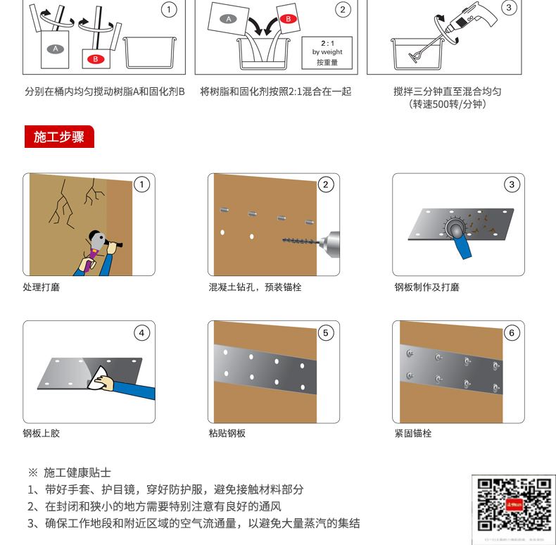 包钢扬州粘钢加固施工过程